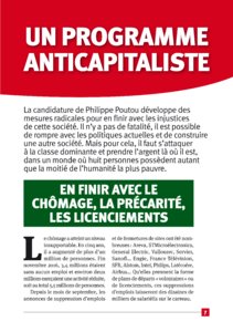 Programme de Philippe Poutou à l'élection présidentielle 2017 page 7
