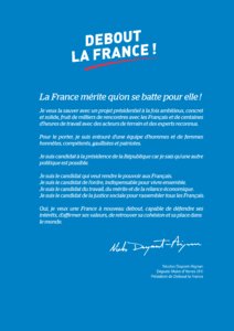 Programme résumé de Nicolas Dupont-Aignan à l'élection présidentielle 2017 page 3