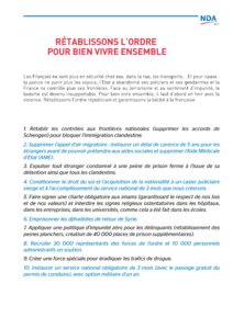 Programme résumé de Nicolas Dupont-Aignan à l'élection présidentielle 2017 page 5