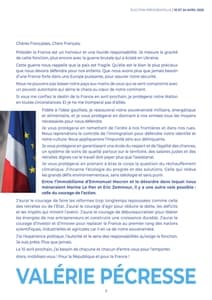 Programme de Valérie Pécresse à l'élection présidentielle 2022 page 3