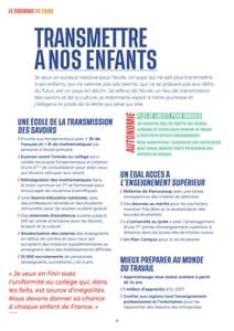 Programme de Valérie Pécresse à l'élection présidentielle 2022 page 8