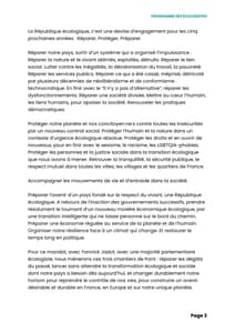 Programme de Yannick Jadot à l'élection présidentielle 2022 page 3