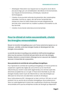 Programme de Yannick Jadot à l'élection présidentielle 2022 page 9