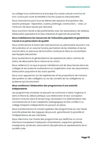 Programme de Yannick Jadot à l'élection présidentielle 2022 page 70
