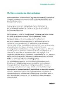 Programme de Yannick Jadot à l'élection présidentielle 2022 page 121